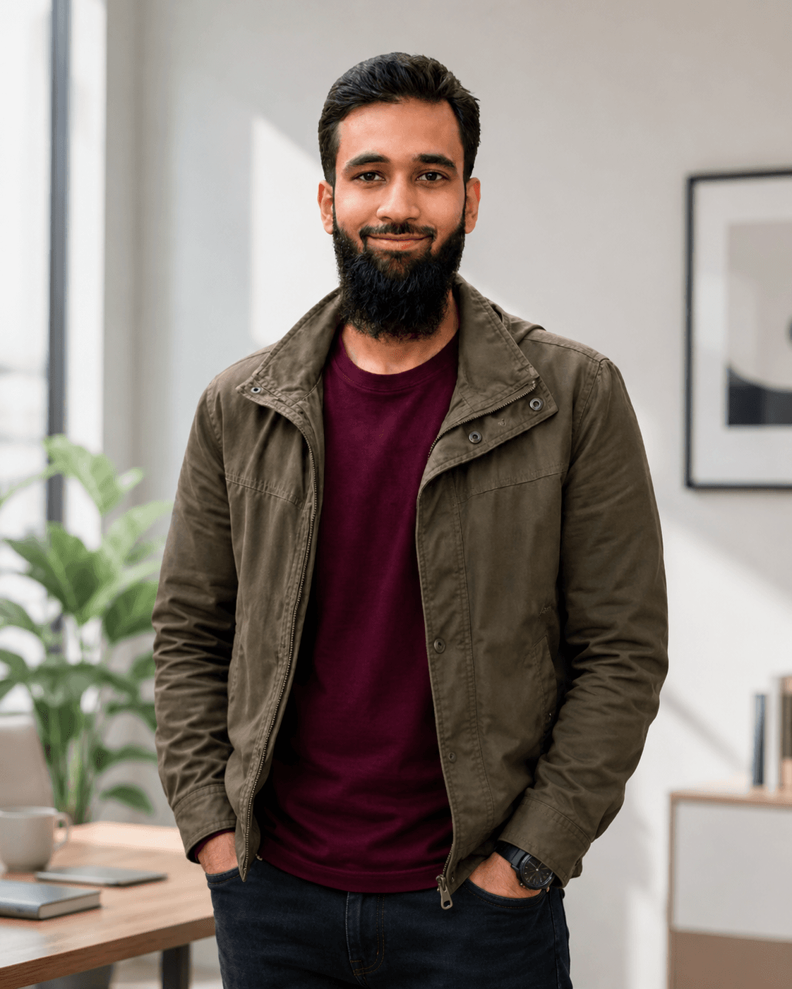 Professional portrait of Shaharyar Feroz